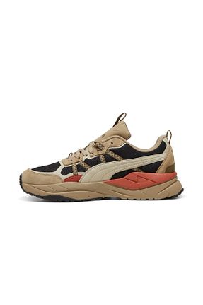 کفش اسنیکر بژ مردانه بند دار Puma - کد 898114436