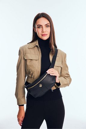 کیف کمری مشکی زنانه چرم مصنوعی U.S. Polo Assn. - کد 32213419