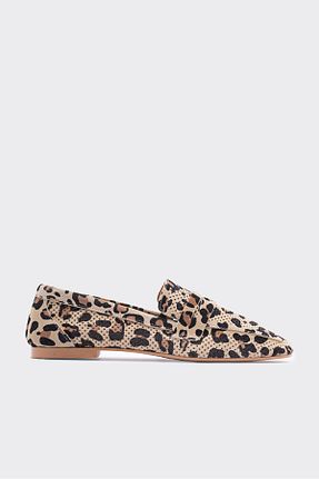 کفش لوفر قهوه ای زنانه جیر SHOEMARK - کد 897622979