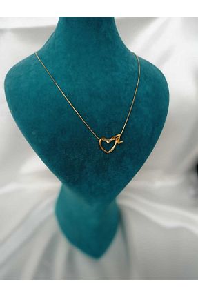 گردنبند استیل ( فولاد ) زرد زنانه استیل (فولاد) Allen Accessories - کد 898127761
