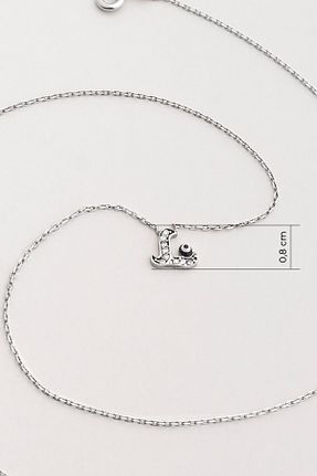 گردنبند نقره سرمه ای زنانه 925 عیار So Chic - کد 898155513