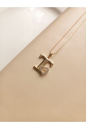 گردنبند استیل ( فولاد ) طلائی استیل (فولاد) Tişt Accessory - کد 898159447