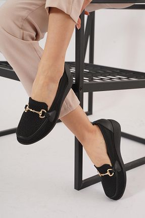 کفش پاشنه بلند پر مشکی زنانه پاشنه متوسط (5-9 سانتی متر) Moda Pie - کد 898160545