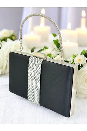 کیف مجلسی مشکی زنانه پارچه ای Wedding Fashion - کد 905143720
