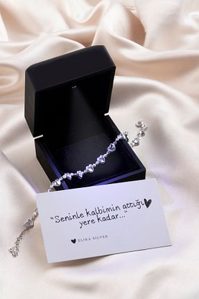 دستبند نقره زنانه 925 عیار Elika Silver - کد 898172768