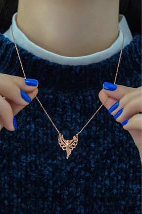 گردنبند نقره صورتی زنانه 925 عیار aytekgold - کد 897944861
