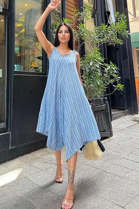 سرهمی آبی زنانه بند دار New Laviva - کد 839965334