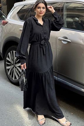 لباس مشکی زنانه بافتنی New Laviva - کد 831303461