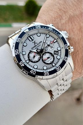 ساعت مچی سفید مردانه 41-45 میلی متر Daniel Klein - کد 898096826