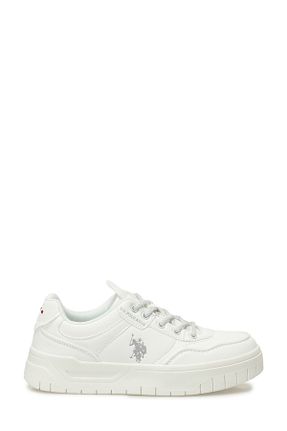 کفش اسنیکر سفید زنانه بند دار U.S. Polo Assn. - کد 898189856