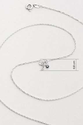 گردنبند نقره سرمه ای زنانه 925 عیار So Chic - کد 898202555