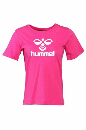 تیشرت اسپرت صورتی زنانه رگولار hummel - کد 898203785