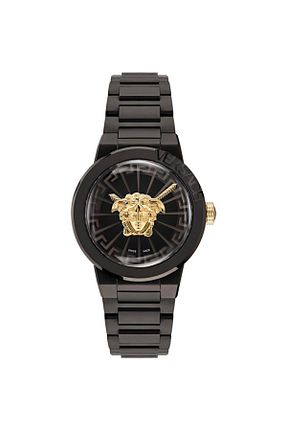 ساعت مچی مشکی زنانه 38 میلی متر Versace - کد 898211681