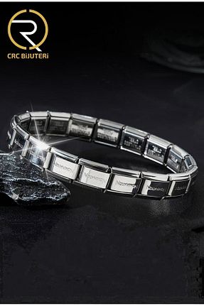 دستبند استیل (فولاد) زنانه استیل (فولاد) Crc Bijuteri - کد 846073419