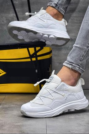 کفش اسنیکر سفید مردانه پارچه ای AlbiShoes - کد 896328988