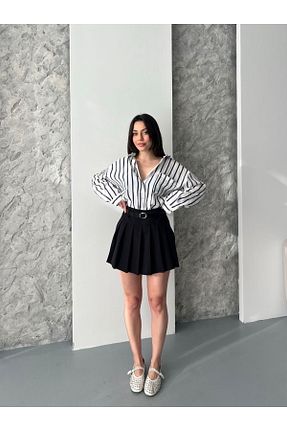 دامن مشکی زنانه پنبه ای Ekim Store - کد 898237089