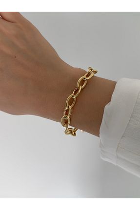 دستبند استیل (فولاد) زرد زنانه روکش طلا XUPING JEWELRY - کد 898244119