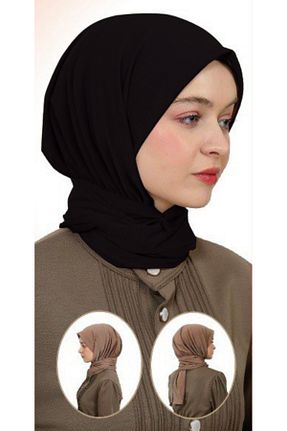 شال مشکی زنانه پنبه ای mim eşarp - کد 898264430