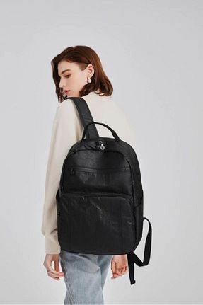 کوله پشتی مشکی زنانه سایز متوسط Smart Bags - کد 96862415