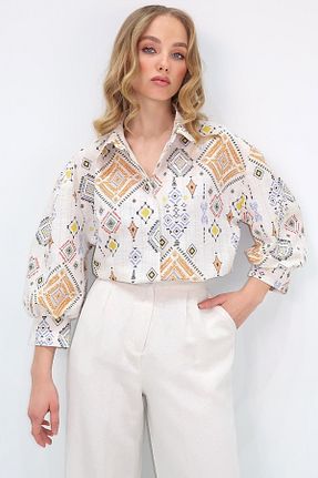 پیراهن بژ زنانه رگولار Trend Alaçatı Stili - کد 897430987