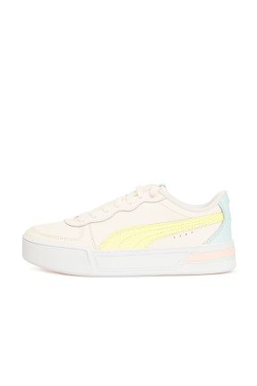 کفش اسنیکر بژ زنانه بند دار Puma - کد 383854048