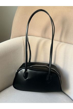 کیف دوشی مشکی زنانه چرم مصنوعی Moda Sekiz - کد 896995263