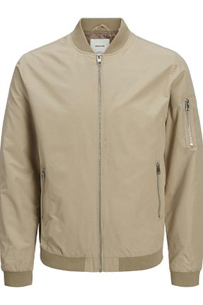 کاپشن بژ مردانه رگولار Jack & Jones - کد 746658723