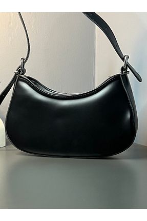 کیف دوشی مشکی زنانه چرم مصنوعی AYEM - کد 897015448