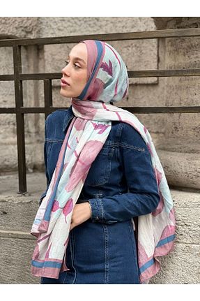 شال سفید زنانه Modakaşmir - کد 897024735