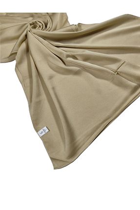 شال طلائی زنانه Poly Twill mim eşarp - کد 897022048