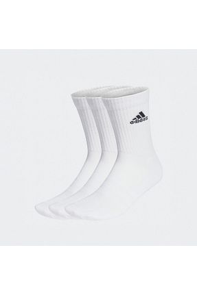 جوراب سفید زنانه پنبه ای adidas - کد 639773438