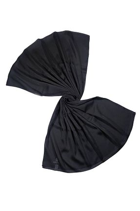 شال مشکی زنانه Poly Twill mim eşarp - کد 897010531