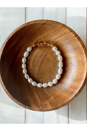 دستبند مروارید سفید NBS Beautiful Naturel Stones - کد 897882580