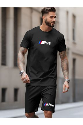 ست بالاتنه و پائین تنه مشکی مردانه بافتنی DEEPSENCE - کد 897043784
