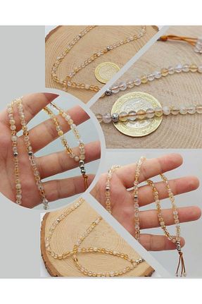 تسبیح قهوه ای سنگ طبیعی Yasamtohumu - کد 897093969