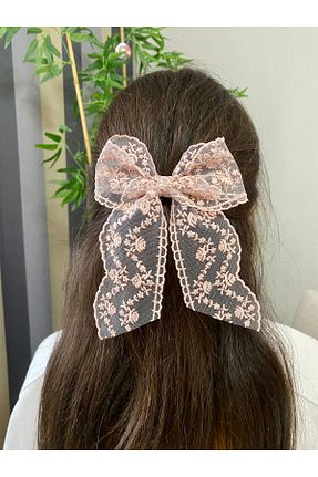 گیره سر صورتی بچه گانه پلی استر Toka Delisi - کد 779354874