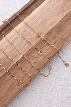 اکسسوری بدن طلائی زنانه استیل ضد زنگ ByFlorya Jewelry - کد 827063929