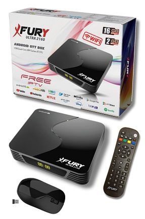 مدیا پلیر مشکی 4K FURY - کد 870122025