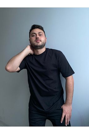 تیشرت مشکی زنانه اورسایز Thestiluxe - کد 897106623