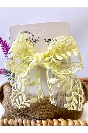 گیره سر زرد بچه گانه پلی استر Toka Delisi - کد 897117517