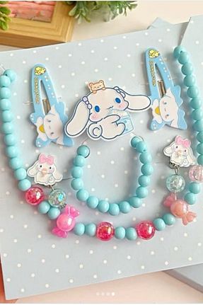 ست جواهر آبی بچه گانه 6 تایی Nisankids - کد 897083073
