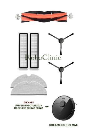اکسسوری جاروبرقی مشکی Roboclinic - کد 826536538