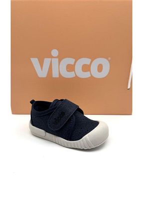 کفش کژوال سرمه ای بچه گانه چرم خالص Vicco - کد 897120930