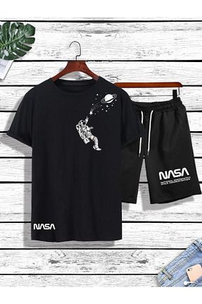 ست بالاتنه و پائین تنه مشکی زنانه بافت YOHO SPORT - کد 897093880