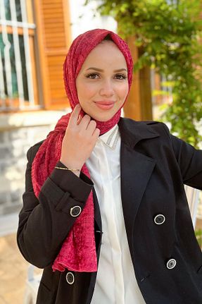 شال صورتی زنانه پلی استر Armine - کد 778134213