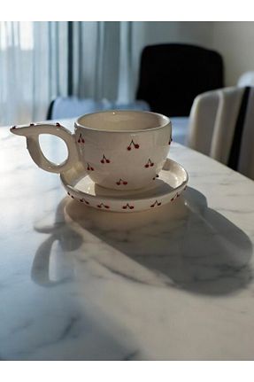 فنجان قهوه سفید 1 نفره Juno Ceramic Studio - کد 897130466
