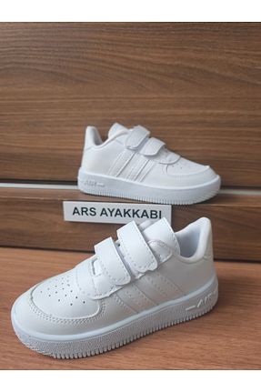 کفش اسنیکر سفید بچه گانه چسبی ARS Ayakkabı - کد 897130749