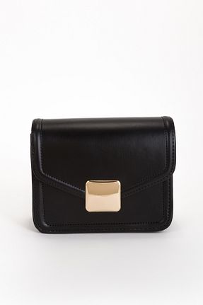 کیف دوشی مشکی زنانه چرم مصنوعی eranora - کد 897297934