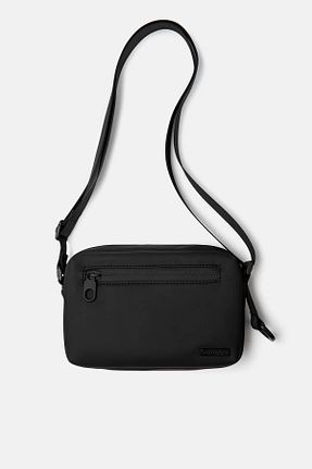 کیف دوشی مشکی زنانه پلی اورتان Pull & Bear - کد 897173489
