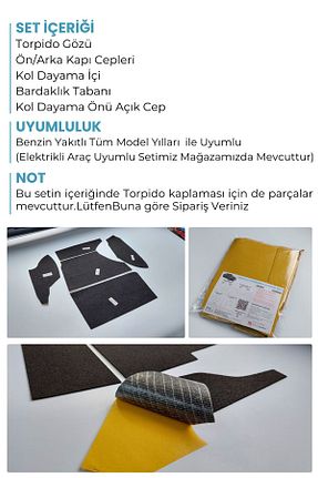 اکسسوری داشبورد خودرو GRAFİCAR - کد 757155457